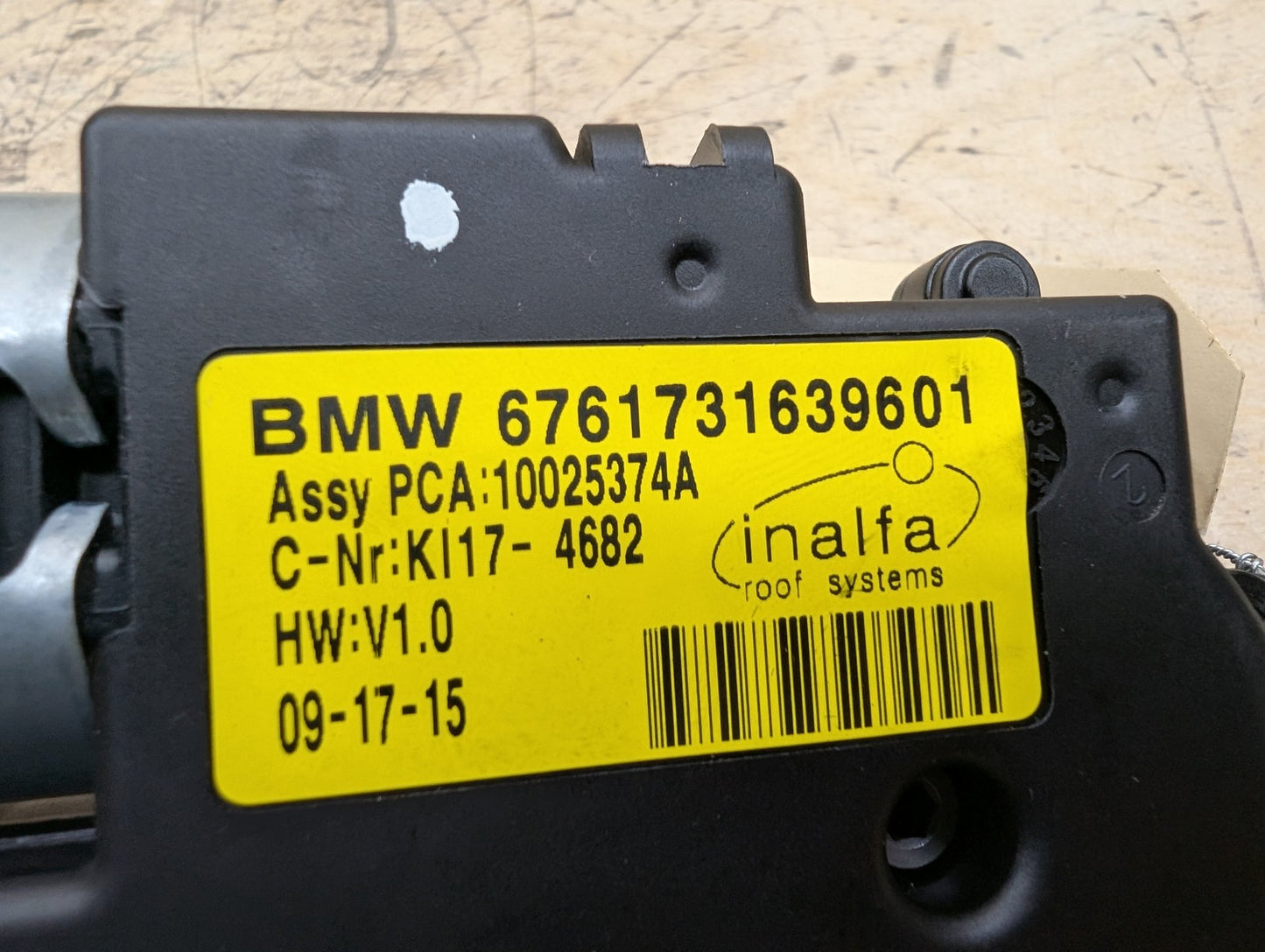 OEM BMW MINI E84 F15 F25 F54 F55 F56 F60 Panoramic Sunroof Drive Motor Actuator