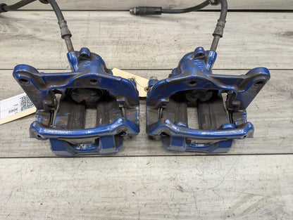2018-2024 BMW X3 G01 Rear Left Right Brake Caliper SET 34216887409 18-24 OEM BMW G01 G02 X3 X4 30 M40 REAR Left Right Brake Calipers BREMBO Blue