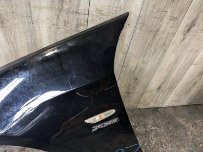 06-11 OEM BMW E90 328 335 Sedan Left Driver Side Fender Panel Black 2