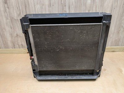14-19 OEM BMW F15 F16 X5 X6 Radiator Condenser Fan Shroud Assembly 850W N63