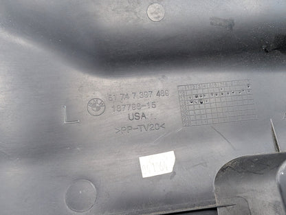 2018 - 2023 BMW X3 G01 Left Driver Engine Bay Cover Panel Seal Trim SET 7397491 B58B30M0