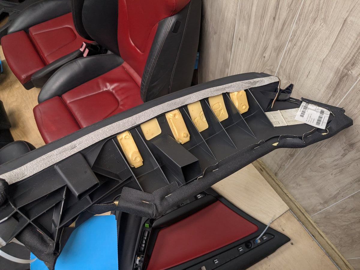 09-16 OEM Audi B8 A4 S4 Front Rear Left Right Interior Seat Door Panel BLACK RED