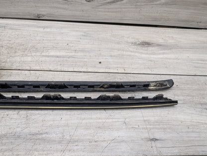 2014 - 2018 BMW X5 F15 Front Left Right Side Windshield Drip Trim Molding SET 7387917 N63B44O1