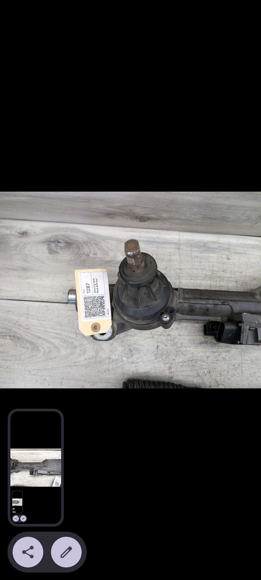 2009-2017 Audi Q5 8R Steering Gear Rack & Pinion 8R0909144F 13-17 Audi 8R Q5 SQ5 Electric Steering Rack & Pinion Assembly 8R1423055AC OEM