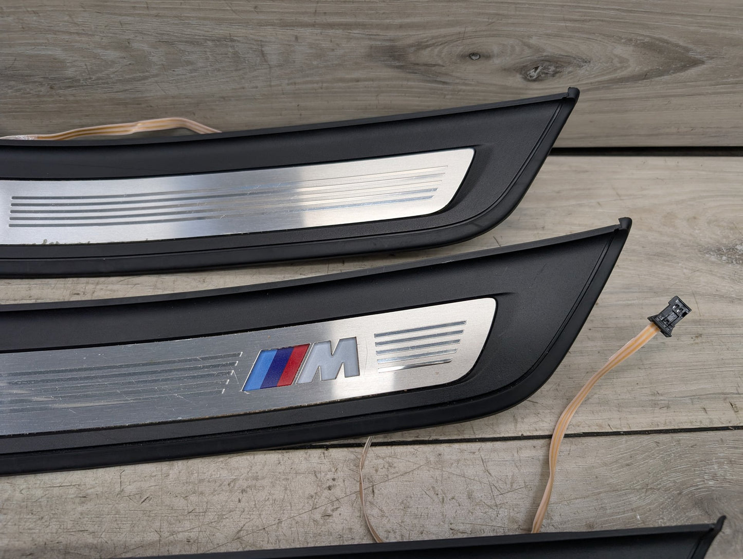 2017-2023 BMW M550i xDrive G30 Front Rear Left Right Scuff Plate Door Sill SET 8064905