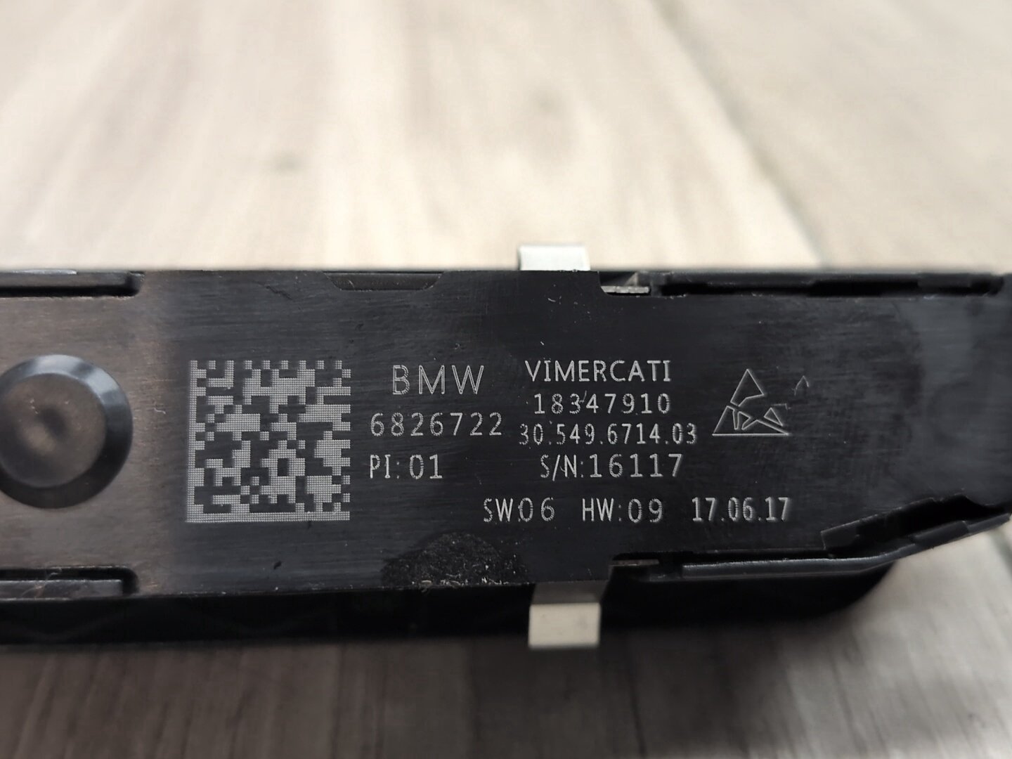 2016-2022 BMW 750i G12 Front Right Passenger Seat Memory Switch 6826722 OEM