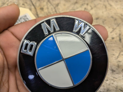 Genuine OEM BMW F39 F90 G20 G30 G80 M3 Bumper Hood Trunk Rear Round Emblem 74mm