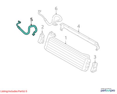 2004-2010 BMW E64 M6 S85B50A Engine Oil Cooler Line Return Flow SET 2282911