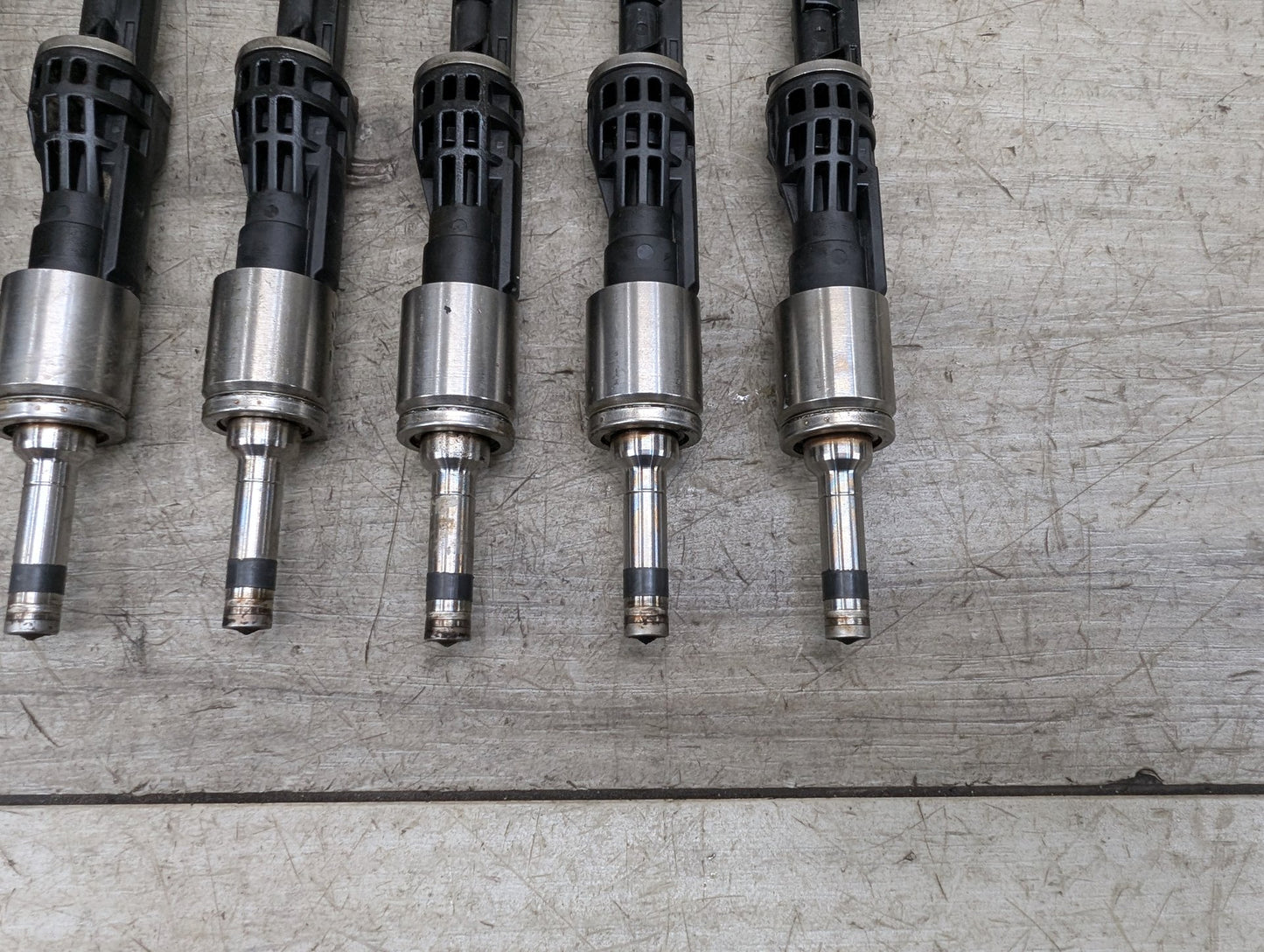 2011-2016 BMW F10 535i N55B30M0 Engine Motor Injector SET 7568607