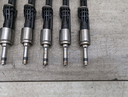 2011-2016 BMW F10 535i N55B30M0 Engine Motor Injector SET 7568607