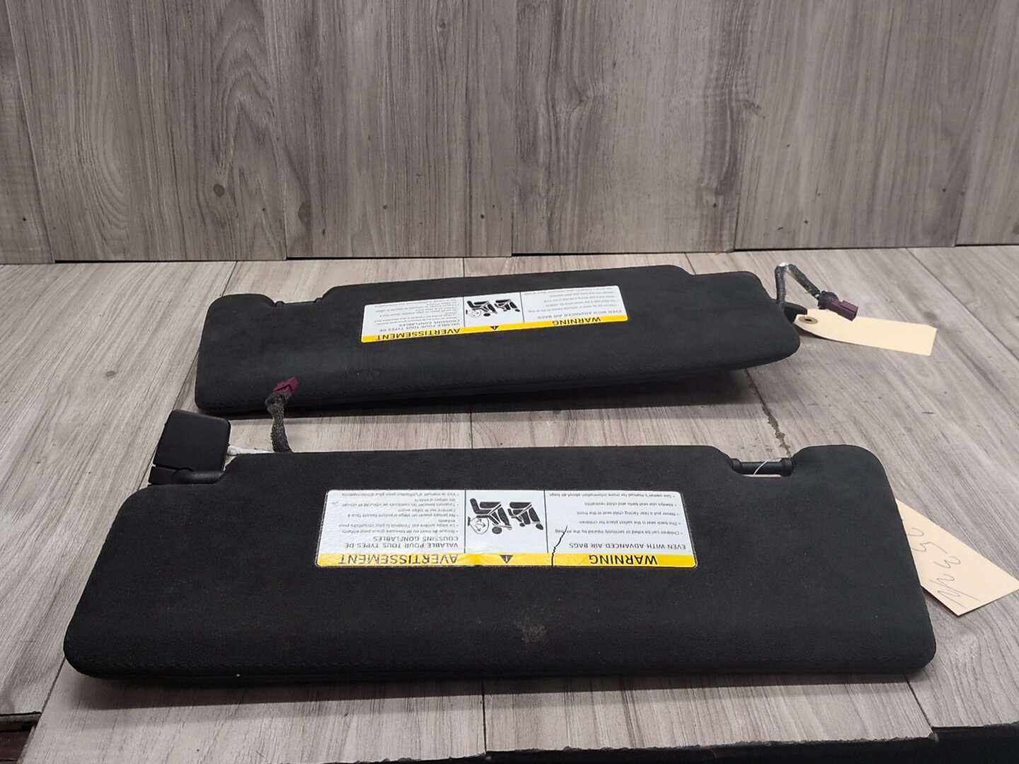 2015 - 2019 BMW X6 F86 Front Left Right Sun Visor SET 8061383 S63B44T2