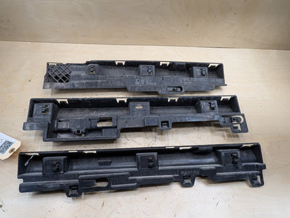 2012-2018 BMW 320i F30 Left Driver Side Skirt Rocker Panel Brackets SET 7256915