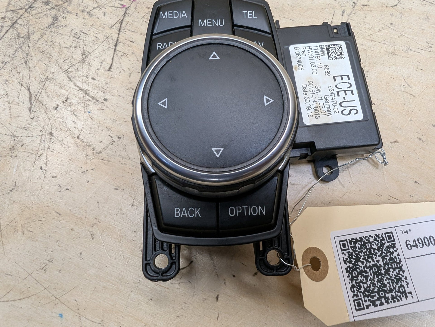 OEM BMW F15 F22 F30 F48 F80 F82 iDrive Navigation Controller Knob NBT NAV Button