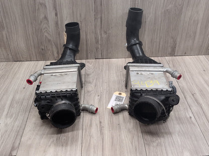 15-18 OEM BMW F85 F86 X5M X6M Engine S63R Left Right Twin Turbo Intercooler k