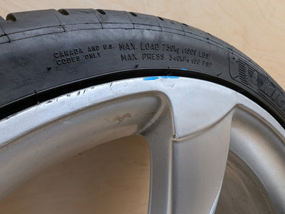 08-17 OEM Audi RS5 20x9 ET26 Aluminum Wheel Rim 5 Spoke 8T0601025AD