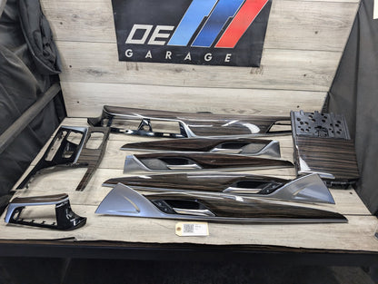2017-2023 BMW 530i G30 Front Rear Left Right Dash Interior Trims SET 9370802