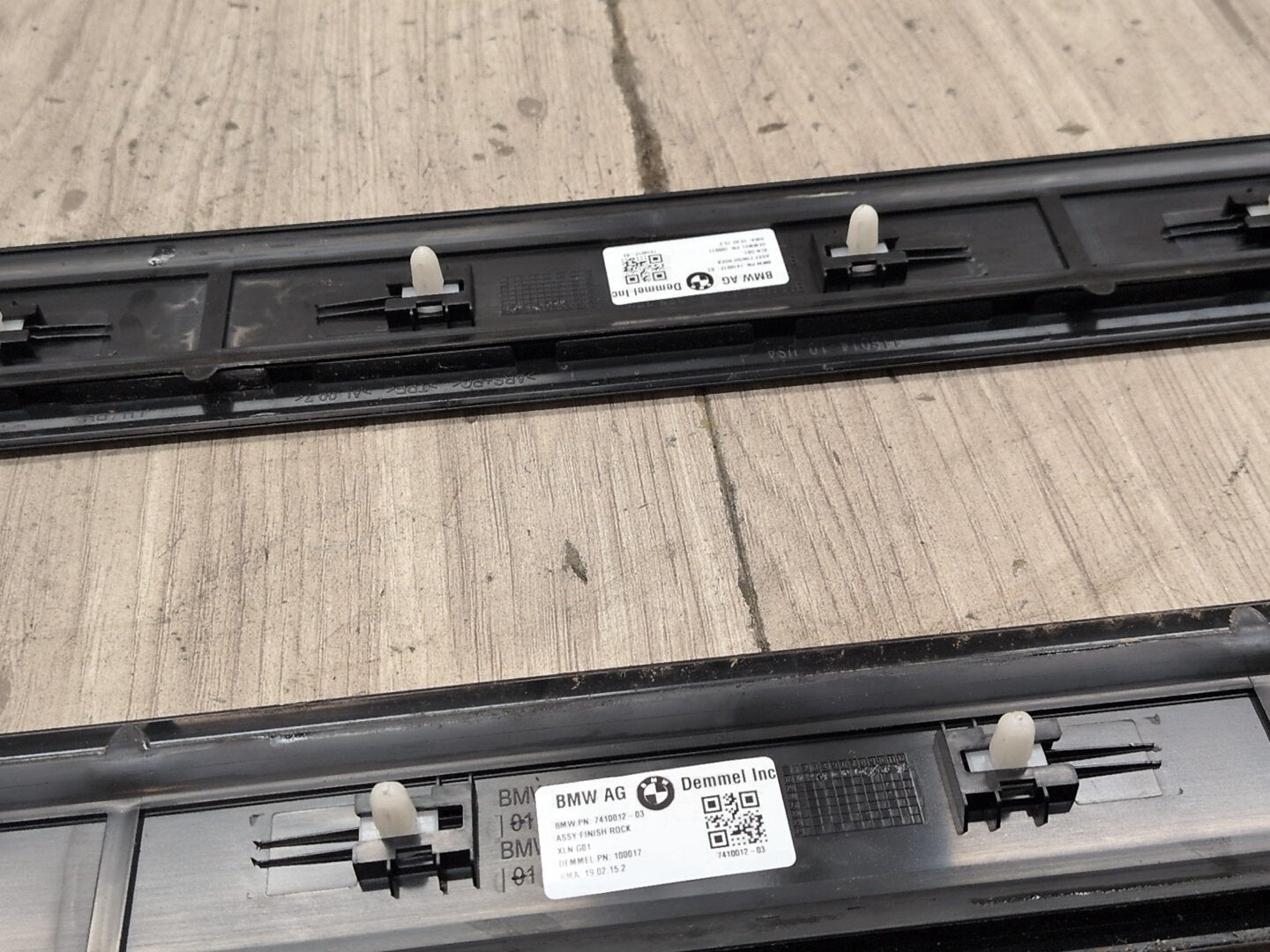 18-24 OEM BMW G01 G02 X3 X4 X Line Front Left Right Door Cover Trim Sills PAIR