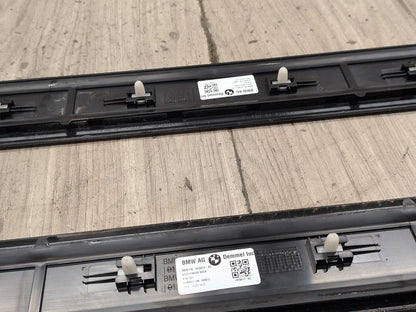 18-24 OEM BMW G01 G02 X3 X4 X Line Front Left Right Door Cover Trim Sills PAIR