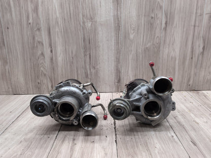 13-15 OEM BMW M5 F10 M6 F13 Honeywell Turbo Turbocharger S63 Engine SET 145k