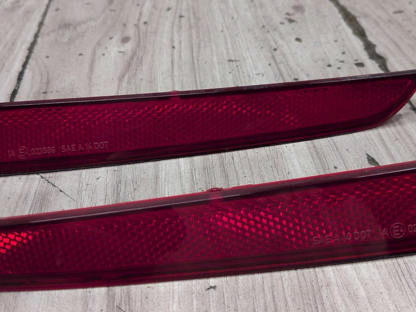2016-2022 BMW 750i G12 Rear Left Right Bumper Reflectors SET 8063197 OEM