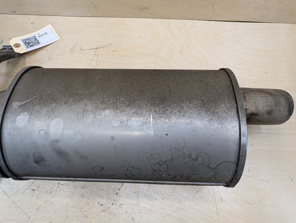 14-17 BMW F30 328d Diesel Rear End Exhaust Muffler W Tip Unit 8512641 OEM