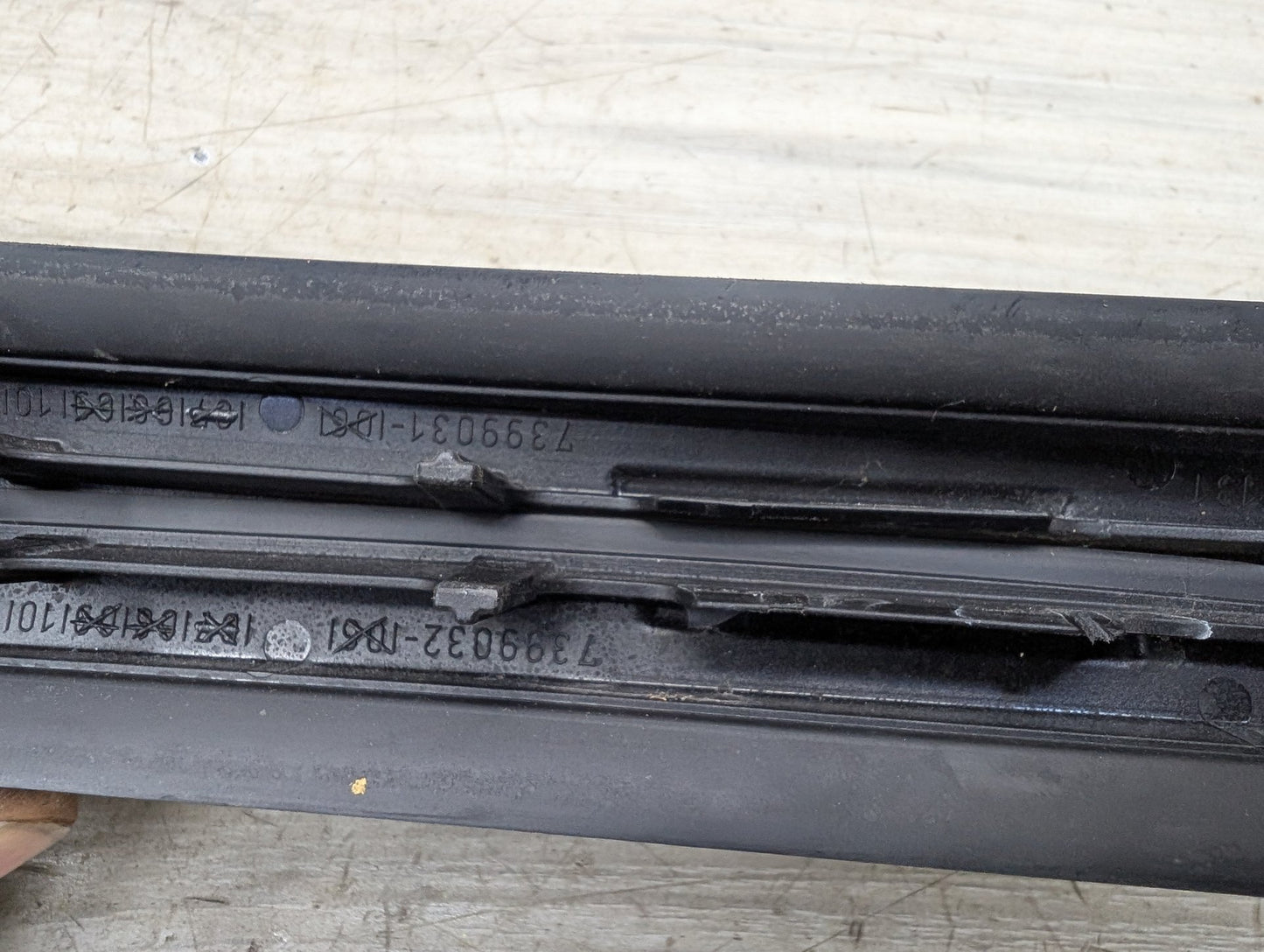 2018 - 2024 BMW X3 G01 Front Left Right Side Windshield Drip Trim Molding SET 7399031 B58B30O1