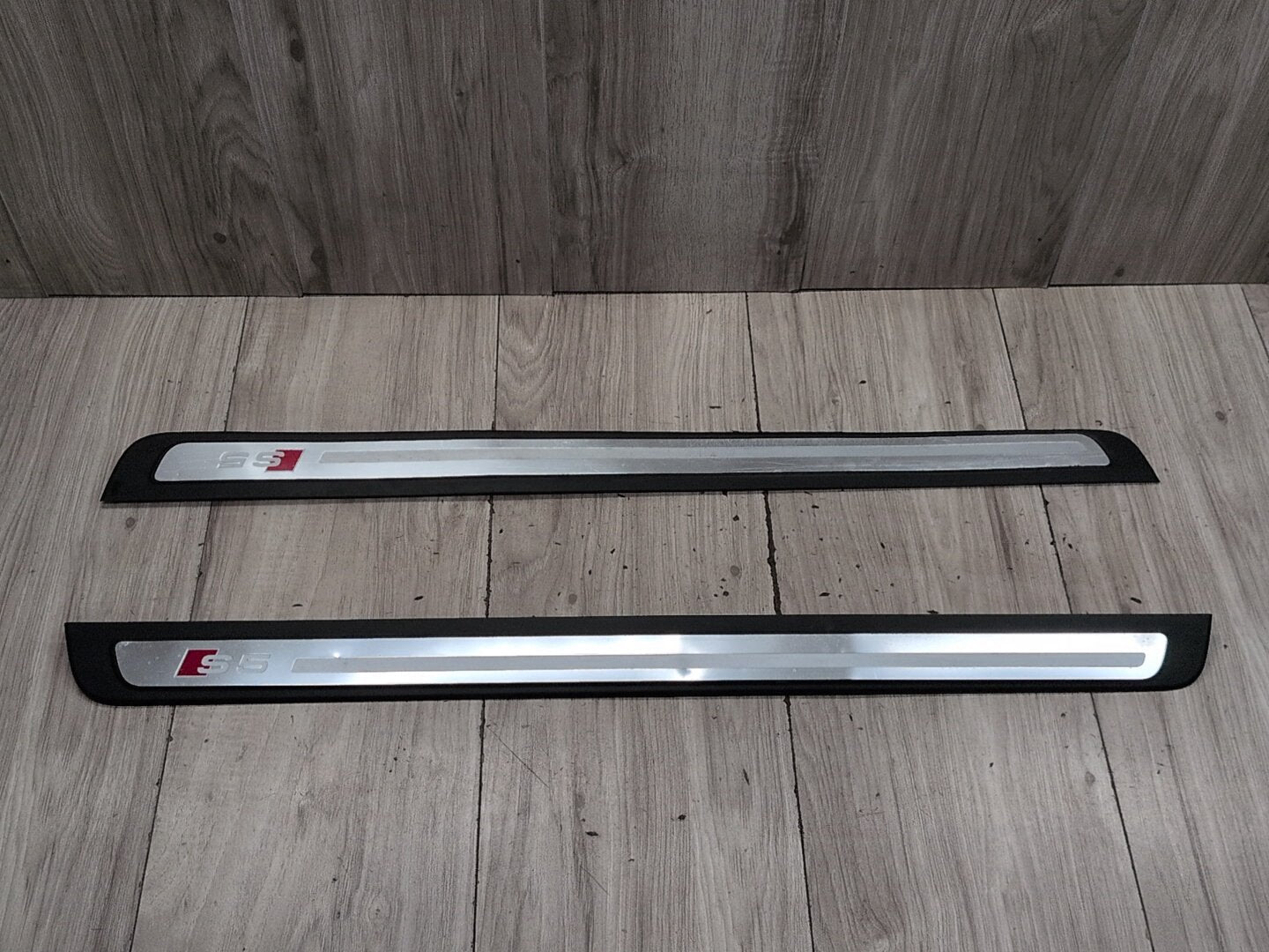 2013 - 2017 Audi S5 8T Front Left Right Scuff Plate Door Sill SET 8T0853373 CTUB