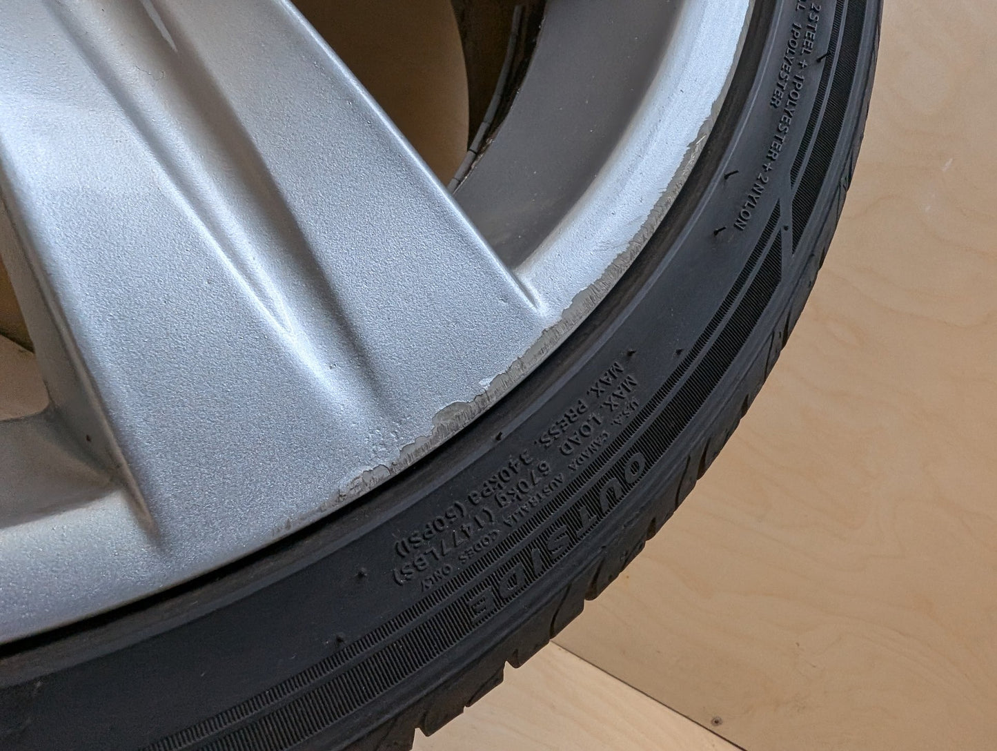 06-13 OEM BMW E90 E92 E93 328 335 Wheel Rim 18x8.5" ET:37 Star Spoke Style 189