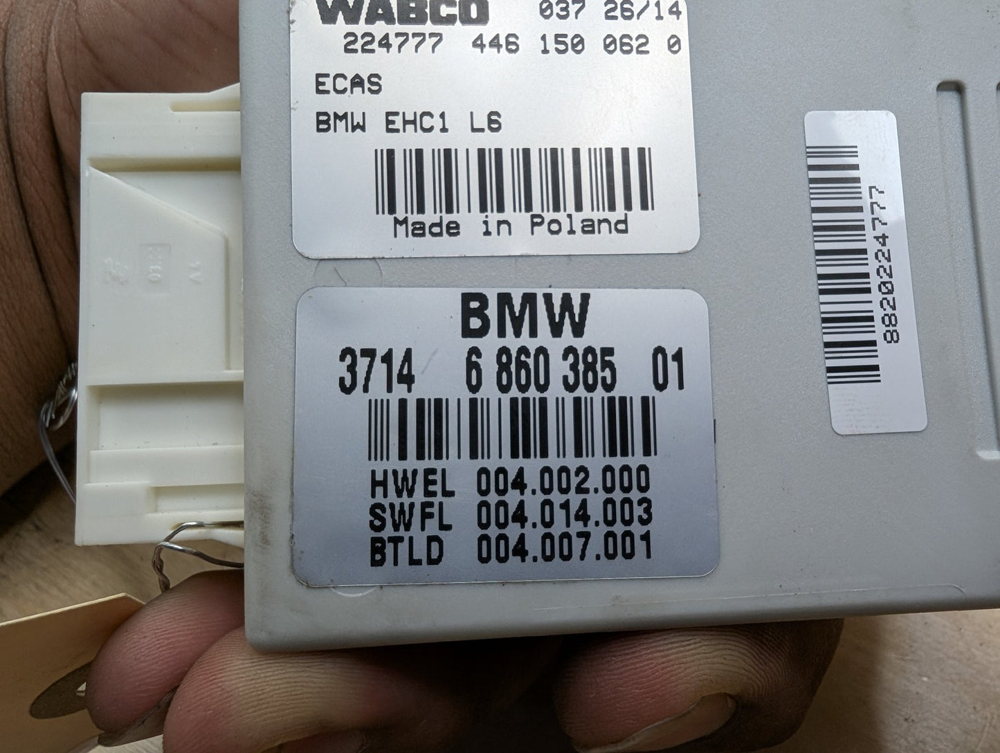 10-15 OEM BMW F01 F02 F07 550 750 760 Air Suspension Control Unit Module WABCO