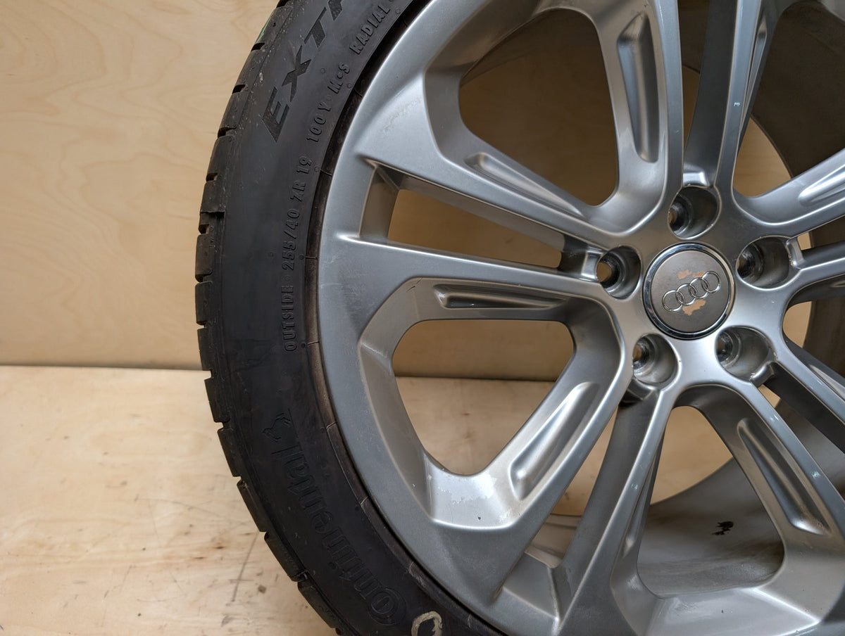 15-18 OEM Audi Q3 Wheel Rim 19x8.5 ET36 Alloy Double Spoke 8U0601025AD