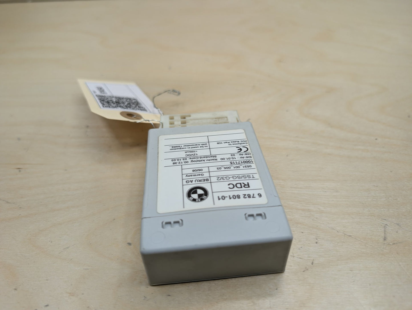 07-10 OEM BMW E93 328 335 Tire Pressure Control Module Unit TPMS RDC