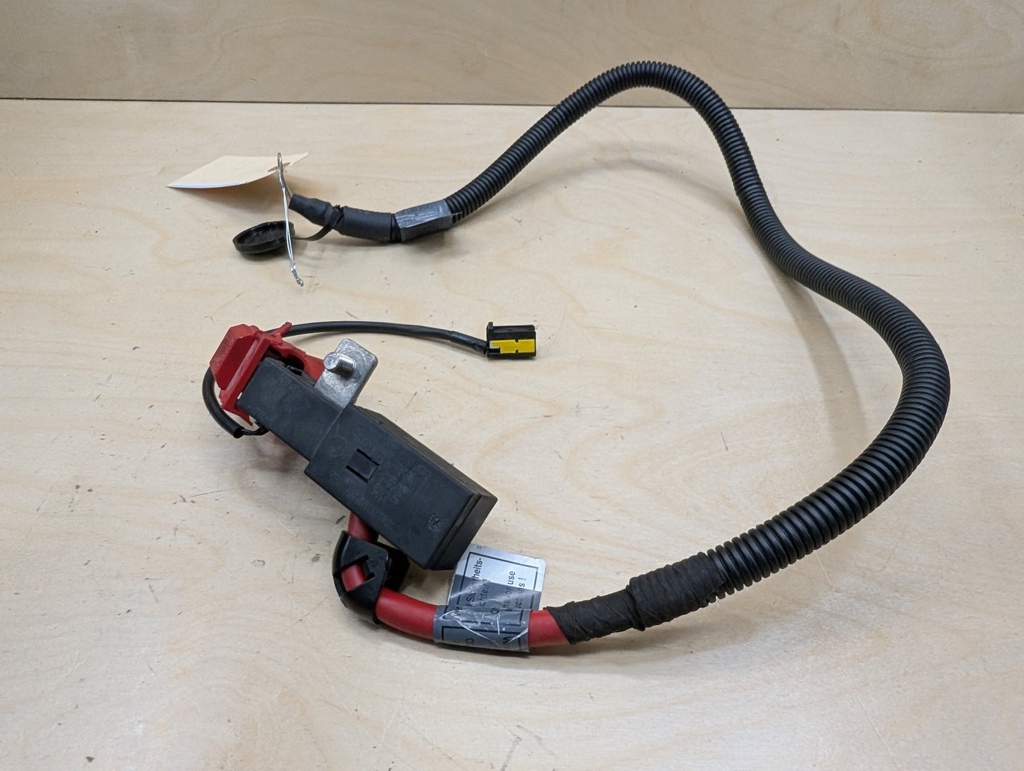 07-13 OEM BMW E93 328 335 M3 Convertible Battery Terminal Positive Red Cable