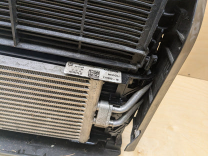 2019 - 2026 BMW X5 G05 Radiator Cooling Condenser Fan Shroud Assembly SET 8686172 B58B30M1