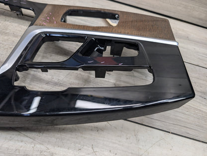 18-21 OEM BMW G01 G02 X3 X4 Center Console Interior Trim Oak Dark High Gloss