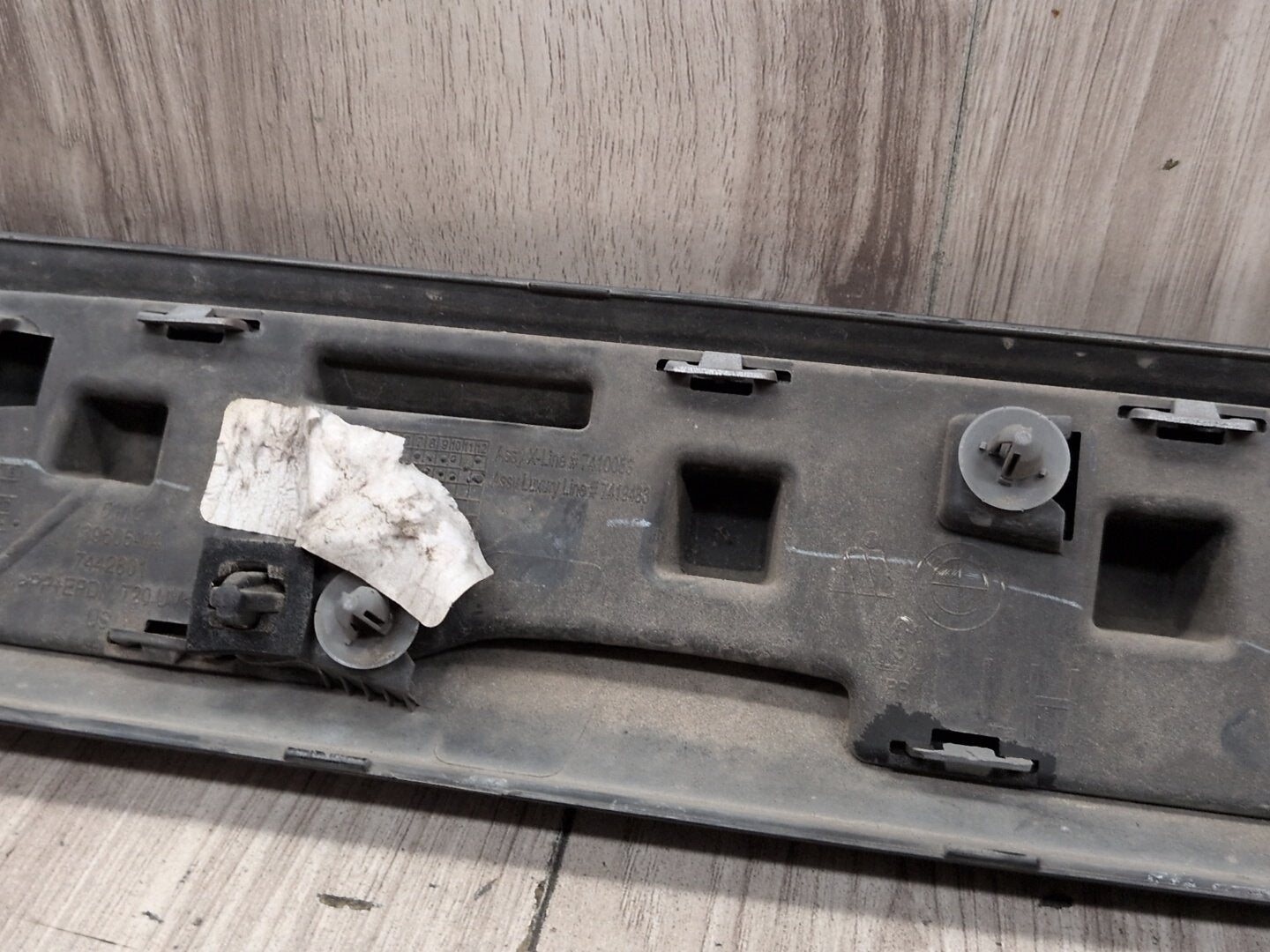 18-24 OEM BMW G01 G02 X3 X4 Rear Left Driver Side Lower Door Trim Molding
