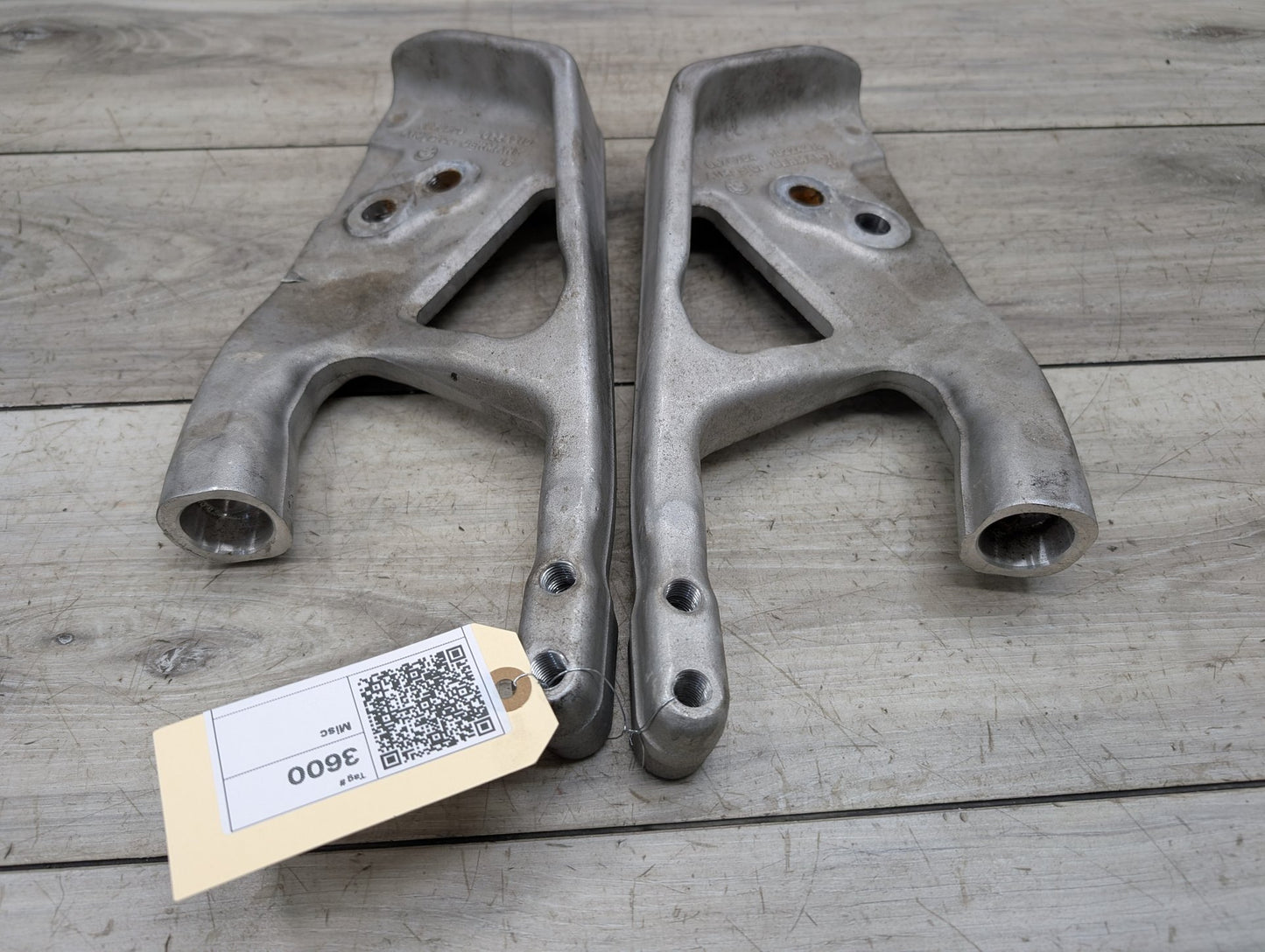 19-25 OEM BMW G05 X5 G06 X6 Front Left Right Suspension Crash Wedge Brace PAIR