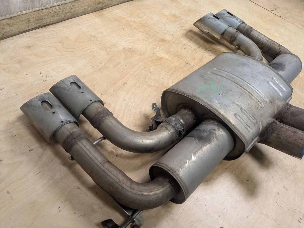 15-18 OEM BMW F85 X5M F86 X6M Rear Exhaust Muffler Section Tail Pipe S63