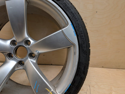 08-17 OEM Audi RS5 20x9 ET26 Aluminum Wheel Rim 5 Spoke 8T0601025AD