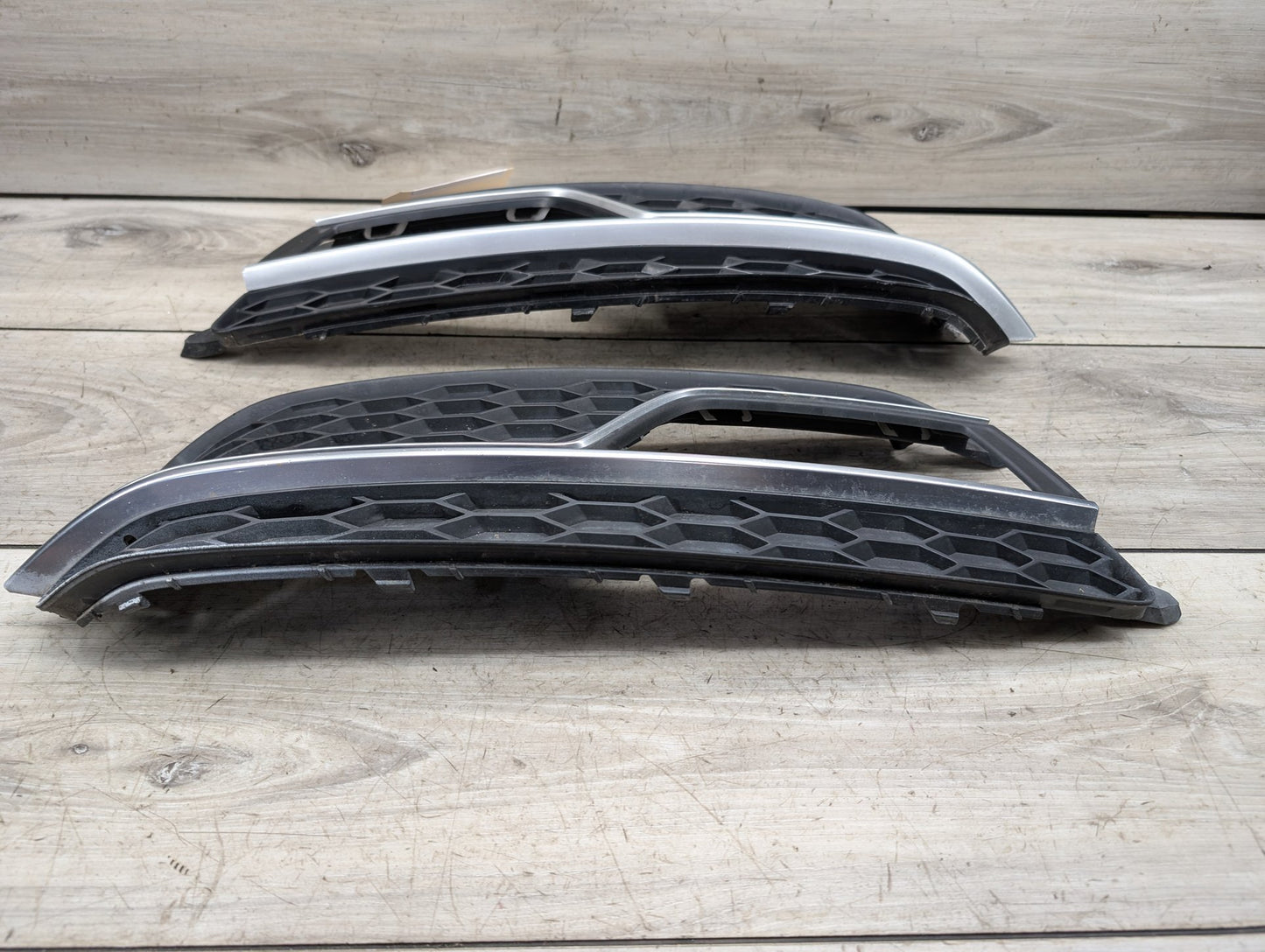 2008 - 2017 Audi S5 8T Front Left Right Center Bumper Cover Grilles SET 8T0807681