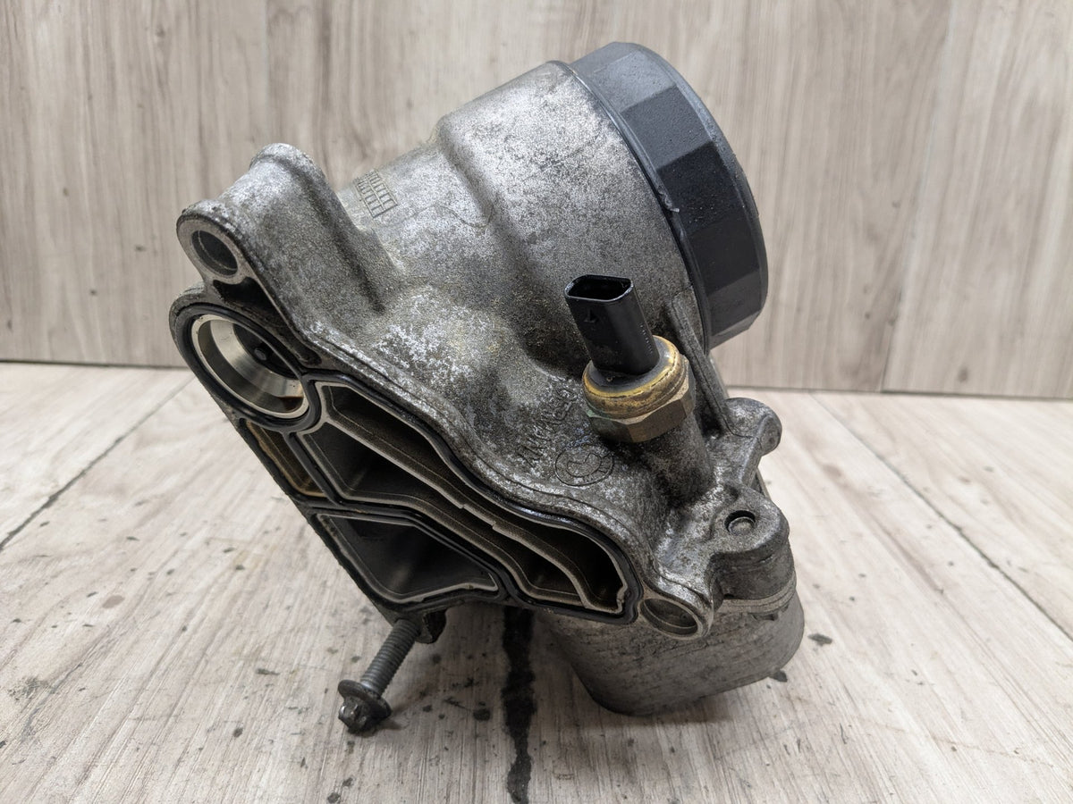 10-17 OEM BMW F01 F07 F10 F12 F25 X3 X4 N55 Engine Oil Filter Housing COOLER
