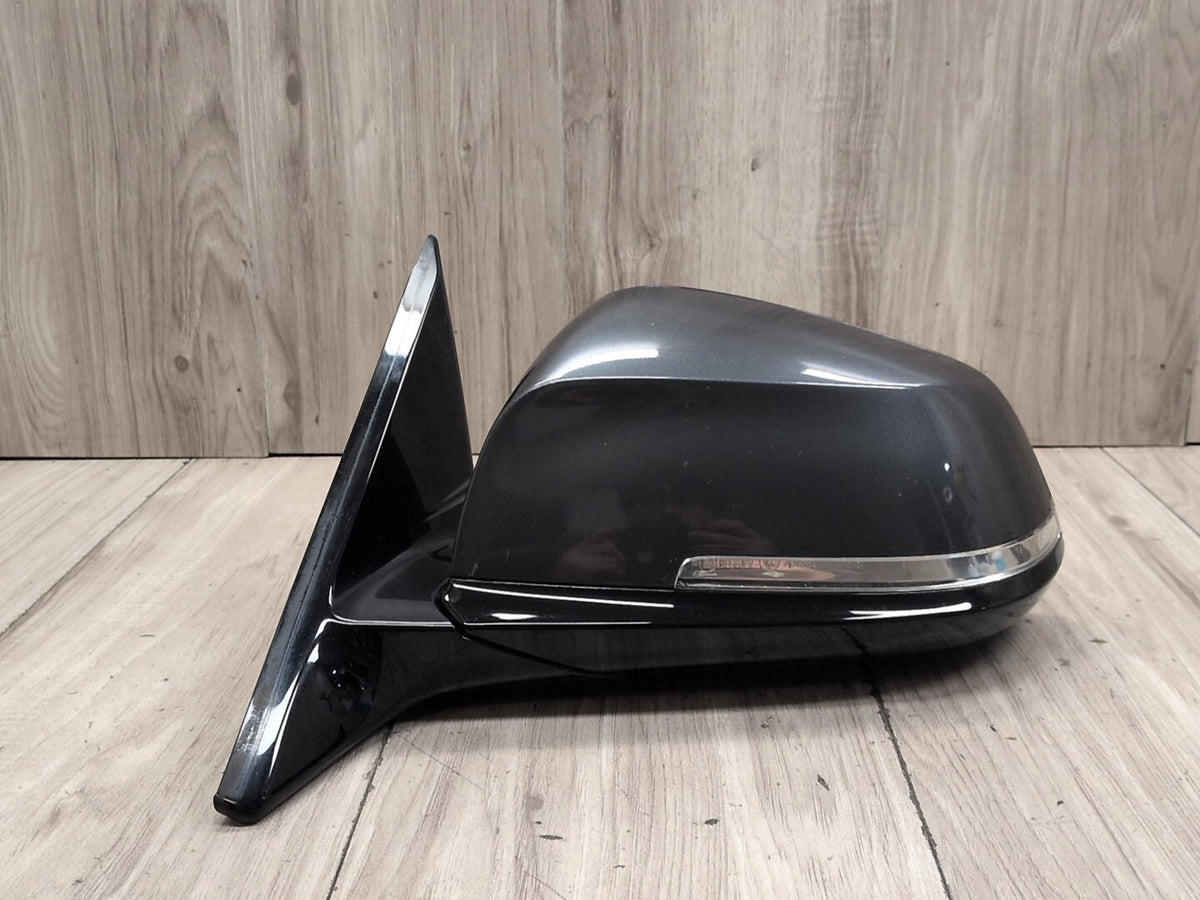 14-20 OEM BMW F32 F33 F36 Left Driver Side Mirror Assembly Auto Dim Grey