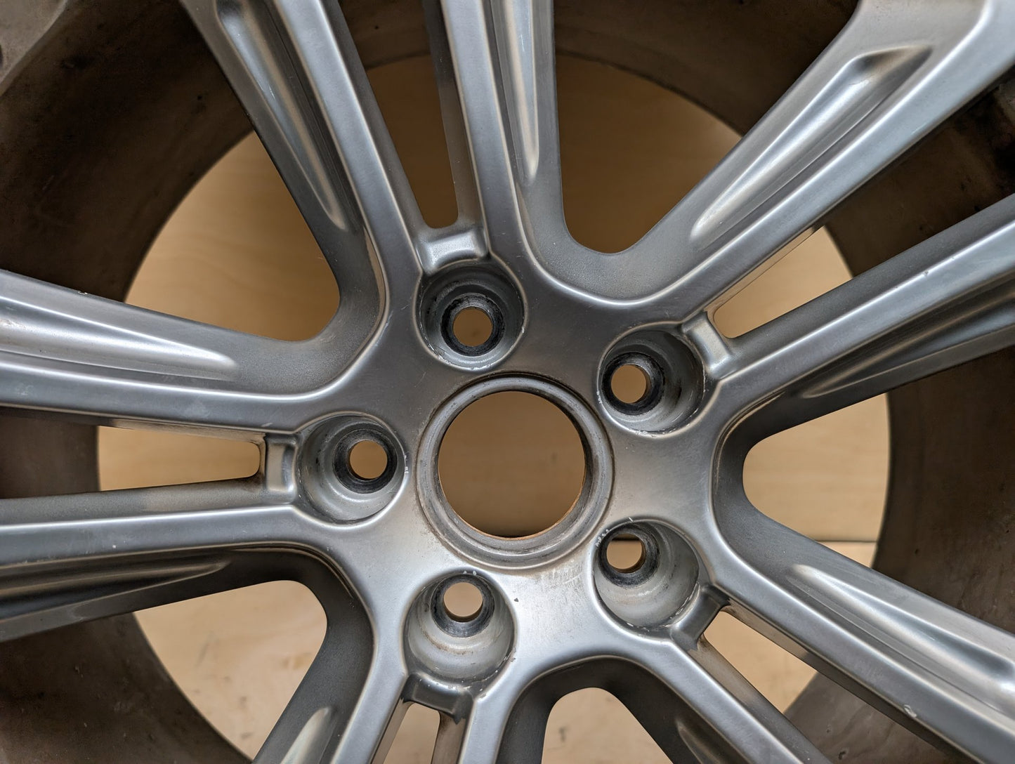 15-18 OEM Audi Q3 Wheel Rim 19x8.5 ET36 Alloy Double Spoke 8U0601025AD