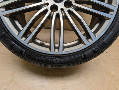 OEM BMW BMW G30 530 540 M550 Rear Wheel Rim Style 664M Silver R19x9" ET44