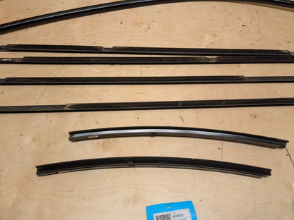 12-20 OEM BMW F30 F80 Front Rear Left Right Door Shadow Line Trim Moldings SET