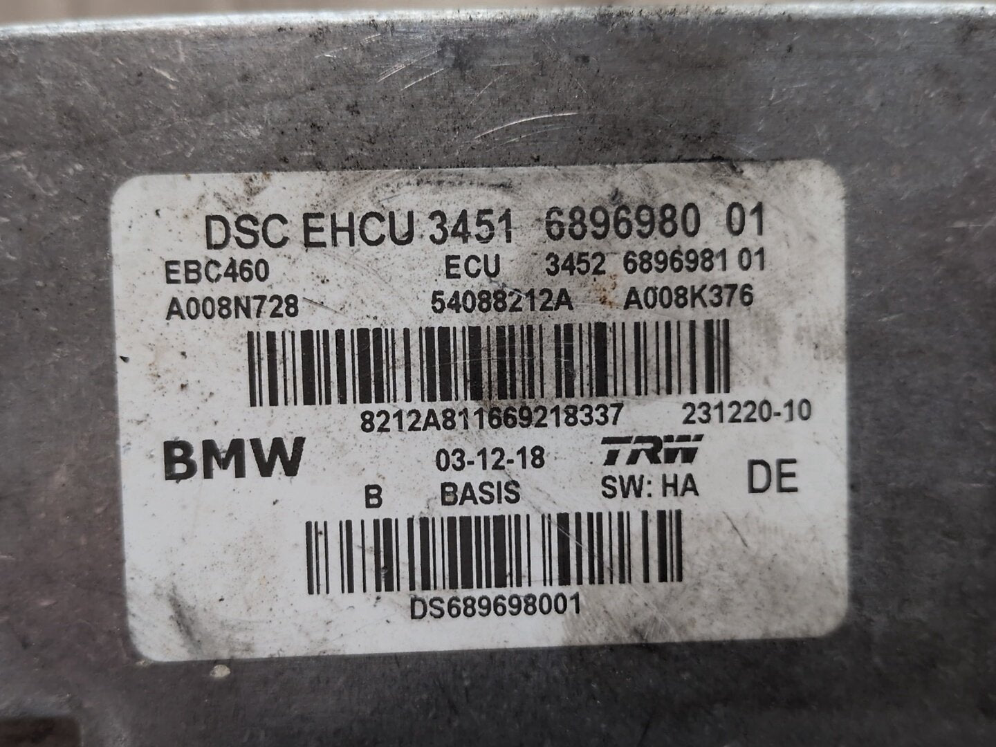 PRE-LCI OEM BMW G01 G12 G30 X3 DSC/ DXC ABS Pump Computer Unit Anti Lock Brake