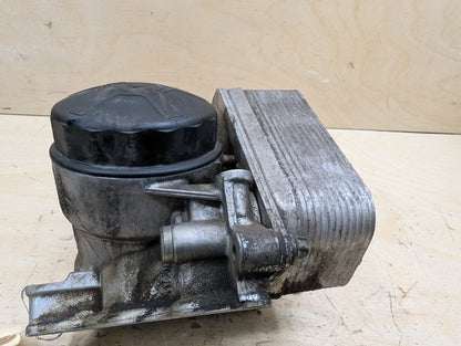 10-17 OEM BMW F01 F07 F10 F12 F25 X3 X4 N55 Engine Oil Filter Housing COOLER