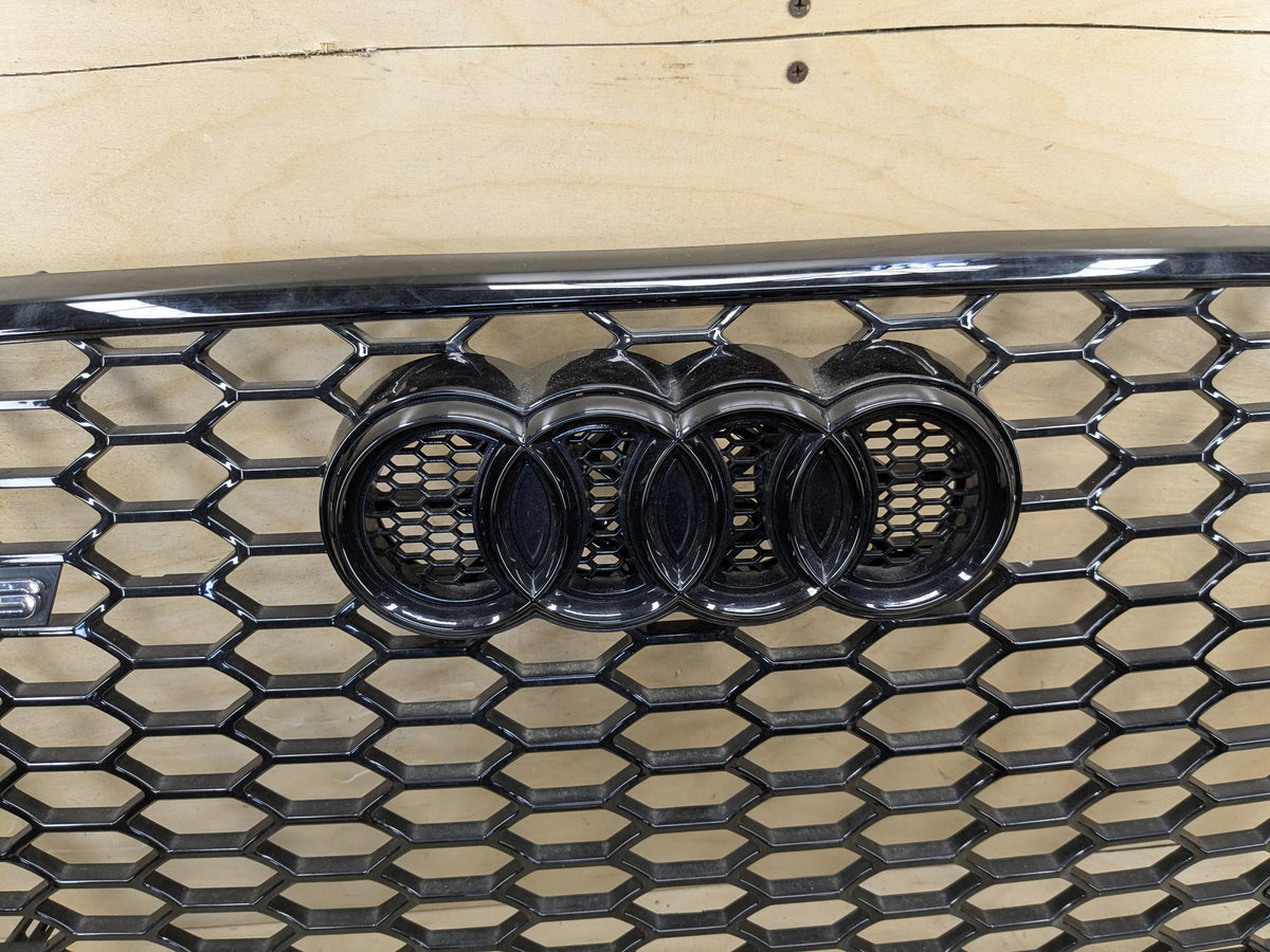2012-2018 Audi A6 C7 Front Middle Center Bumper Cover Grille 4G0853651AG OEM