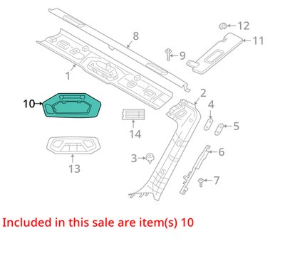 OEMM BMW F91 G14 G23 G29 G83 Z4 M4 M8 Interior Courtesy Roof Dome Light Module