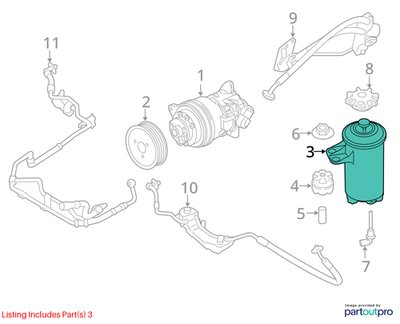 OEM BMW E70 E71 F15 F16 F85 F86 X5 X6 Power Steering Oil Fluid Reservoir Bottle