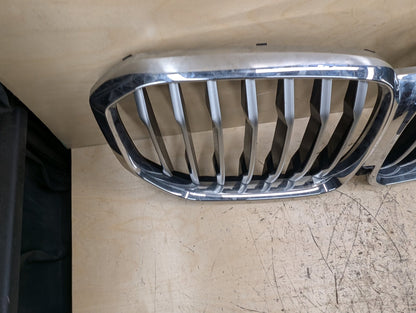 2019-2026 BMW X5 G05 Upper Bumper Cover Kidney Grilles SET 7454887 OEM